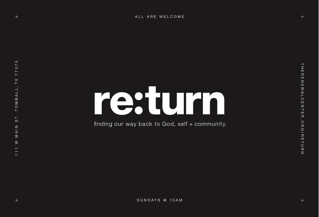 re:turn is a Sunday morning gathering of spiritual misfits, prodigal, outcasts, folks in the addiction recovery, folks in the church recovery--and even a few normal people.